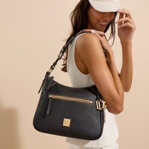 Dooney & Bourke Sorrento Hobo 28 Black NWT